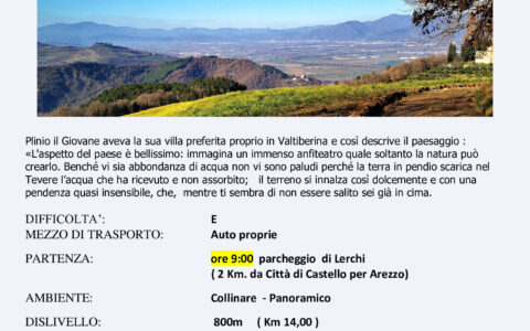 “SU E GIU’ PER LE NOSTRE COLLINE” (Lerchi – Monte Cedrone – Mulinaccio –  San Lorenzo – Lerchi)  9 febbraio 2020
